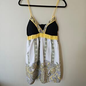 Vintage Y2K Babydoll Dress, Size Large Boho Festival Hippie